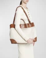 Image 2 of 5: Bottega Veneta Large Andiamo Top-Handle Bag
