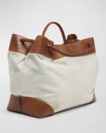 Image 3 of 5: Bottega Veneta Large Andiamo Top-Handle Bag