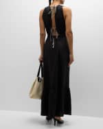 Image 4 of 6: lemlem Lelisa V-Neck Maxi Dress