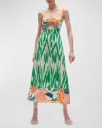 Image 1 of 3: Figue Annette Twisted Cutout Sleeveless Maxi Dress