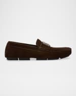 Image 1 of 6: Dolce&Gabbana Men's DG Leather Driving Shoes
