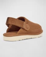Image 5 of 6: UGG Girl's Goldenstar Suede Clog Sandals, Kids