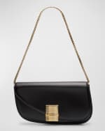 Image 1 of 4: Ferragamo Fiamma Calf Leather Shoulder Bag