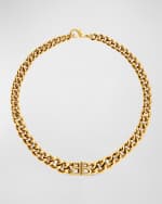 Image 1 of 2: Balenciaga Monaco Gourmette Necklace