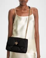 Image 3 of 5: Tory Burch Kira Small Diamond Quilted Convertible Shoulder Bag