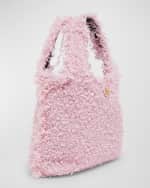 Image 4 of 6: Balmain B Army Mini Grocery Tote Bag in Tweed