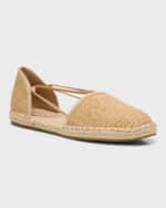 Image 4 of 5: Eileen Fisher Lee Raffia Ballerina Espadrille Flats