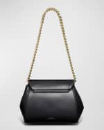 Image 4 of 6: Alexis Bittar Ruched Pillow Leather Shoulder Bag