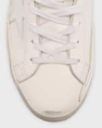 Image 4 of 6: Golden Goose Superstar Mixed Leather Low-Top Sneakers