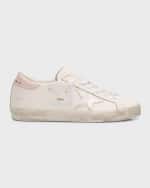 Image 1 of 6: Golden Goose Superstar Mixed Leather Low-Top Sneakers