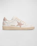 Image 1 of 6: Golden Goose Ball Star Low-Top Leather Sneakers