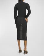 Image 3 of 6: ALAIA Sulpt Sheer Skirt