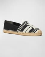 Image 2 of 3: Tory Burch Double T Cotton Espadrilles