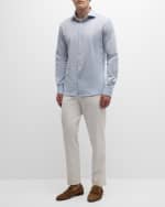 Image 4 of 5: Baldassari Men's Cotton Jersey Sport Shirt