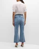 Image 3 of 6: FRAME Le Crop Mini Boot Step Fray Jeans
