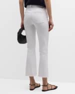 Image 4 of 6: FRAME Le Crop Mini Boot Raw Stagger Jeans