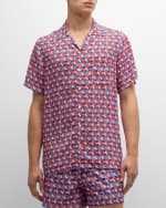 Image 2 of 5: ARRELS Men's Olympia Zagnoli Bubblegum Camp Shirt