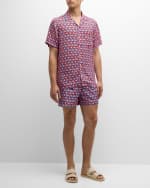 Image 4 of 5: ARRELS Men's Olympia Zagnoli Bubblegum Camp Shirt