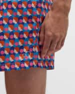 Image 5 of 5: ARRELS Men's Olimpia Zagnoli Bubblegum Swim Trunks