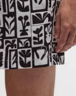 Image 5 of 5: ARRELS Men's Timo Kuilder Blooming Swim Trunks