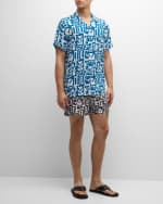 Image 2 of 6: ARRELS Men's Kikuo Johnson Flying Fish Camp Shirt