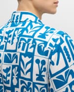Image 4 of 6: ARRELS Men's Kikuo Johnson Flying Fish Camp Shirt