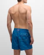 Image 3 of 5: ARRELS Men's Kikuo Johnson Flying Fish Swim Trunks