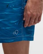 Image 5 of 5: ARRELS Men's Kikuo Johnson Flying Fish Swim Trunks