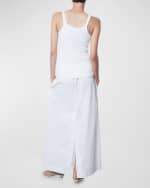 Image 2 of 3: Enza Costa Poplin Resort Skirt