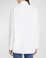 Image 5 of 6: THE ROW Sisilia Collared Cotton Shirt