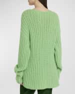 Image 5 of 6: THE ROW Marnie Crewneck Cashmere Sweater