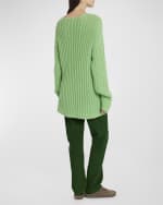 Image 4 of 6: THE ROW Marnie Crewneck Cashmere Sweater