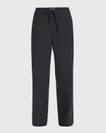 Image 1 of 6: THE ROW Jugi Mid-Rise Wide-Leg Pull-On Pants