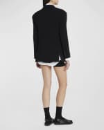 Image 3 of 6: THE ROW Fastella Ribbed Biker Shorts