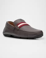 Image 5 of 6: Bally Men's Perthy Leather Penny Loafers