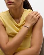 Image 5 of 5: Lisa Nik 18K White Gold Sapphire Stretch Bracelet