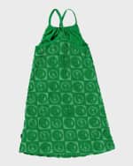 Image 4 of 4: Molo Girl's Charming Textured Dress, Size 7-14