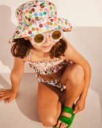 Image 3 of 3: Molo Girl's Nadia Floral Bucket Hat