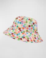 Image 1 of 3: Molo Girl's Nadia Floral Bucket Hat