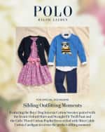 Image 5 of 7: Ralph Lauren Childrenswear Boy's Cotton Crewneck Dog Sweater, Size S-XL