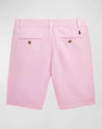 Image 2 of 5: Ralph Lauren Childrenswear Girl's Linen Preppy Shorts, Size 10-20