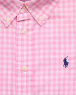 Image 3 of 4: Ralph Lauren Childrenswear Boy's Cotton Poplin Button-Front Sport Shirt, Size 2-7