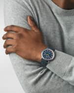 Image 2 of 5: Shinola Men's The Canfield Model C56 Leather-Strap Watch, 43mm