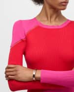 Image 5 of 5: Roberto Coin 18K Rose Gold Diamond and Lapis Bracelet