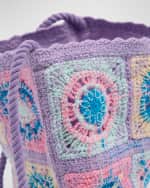Image 4 of 4: Design History Girl's Multicolor Crotchet Bag