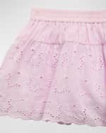 Image 3 of 4: Design History Girl's Two-Piece Eyelet Set, Size 4-6X