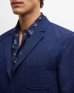 Image 2 of 6: Scotch & Soda Men's Unconstructed Seersucker Blazer