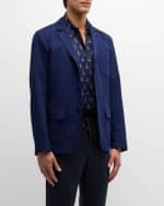 Image 1 of 6: Scotch & Soda Men's Unconstructed Seersucker Blazer