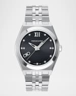 Image 1 of 4: Ferragamo Men's Vega New Bracelet Watch with Diamonds, 40mm