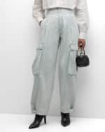 Image 2 of 6: FRAME Wide-Leg Cargo Pants